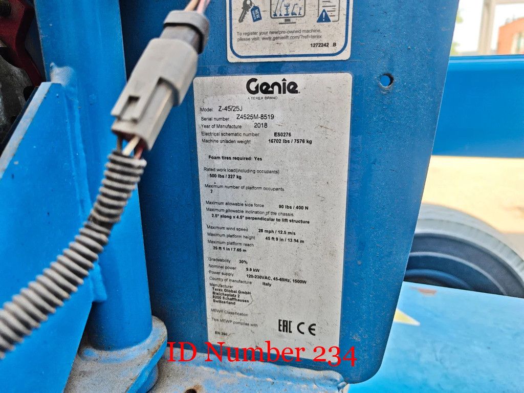 Genie Z45/25J Bi-Energy
