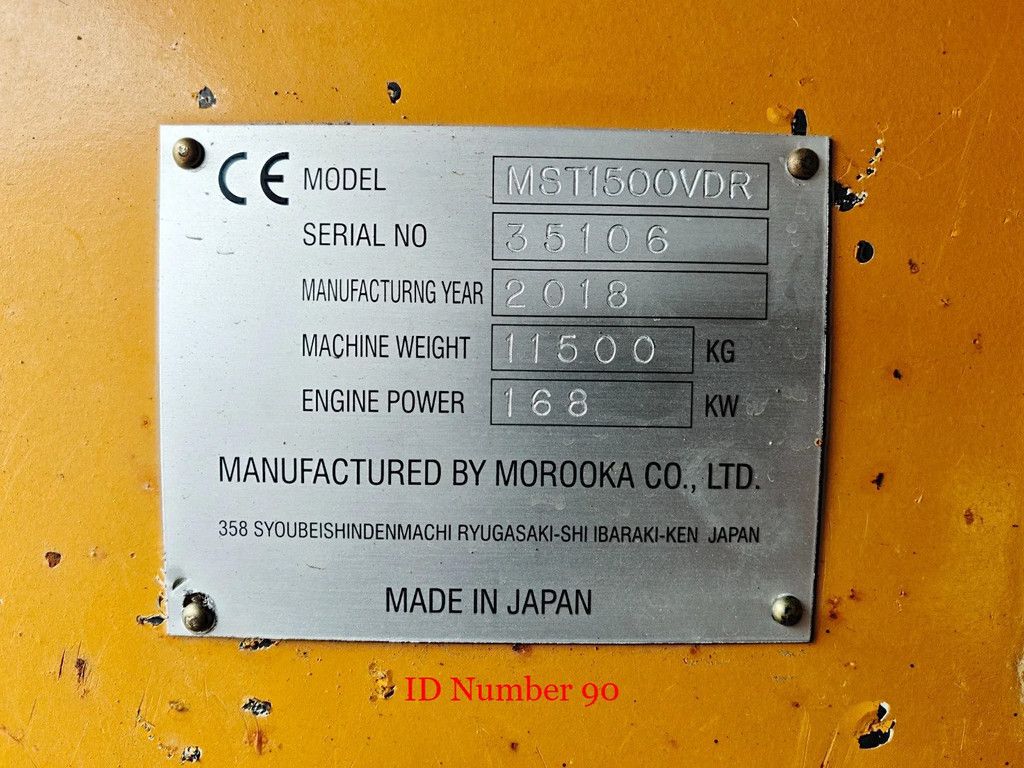 Morooka MST 1500 VDR