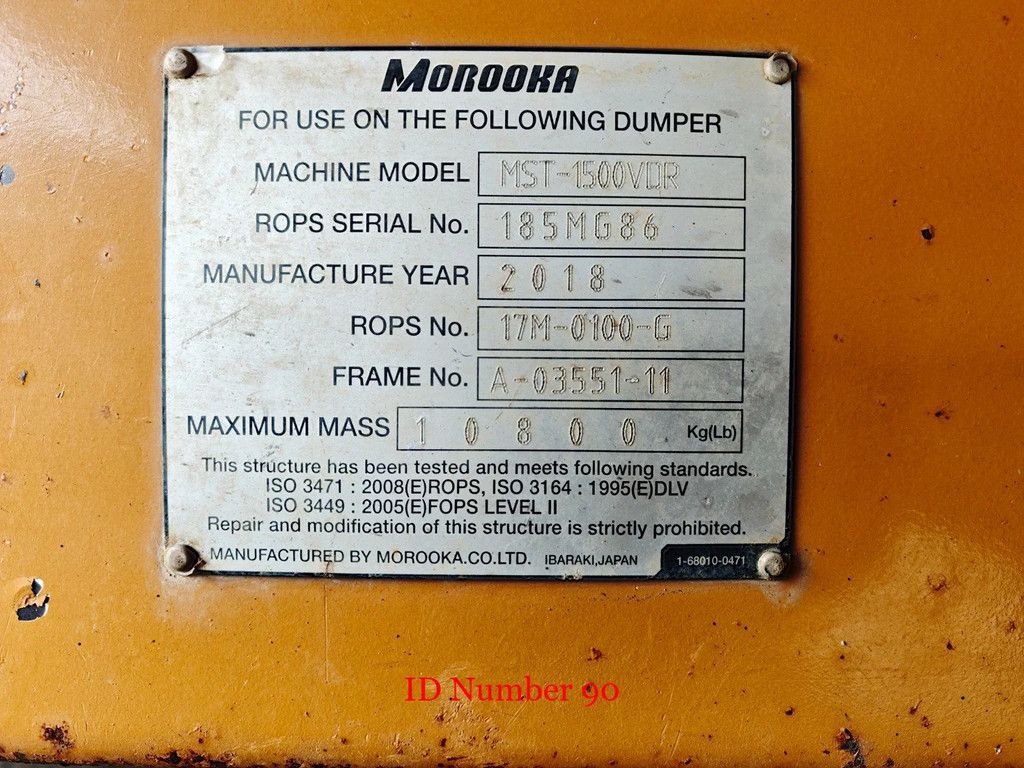 Morooka MST 1500 VDR