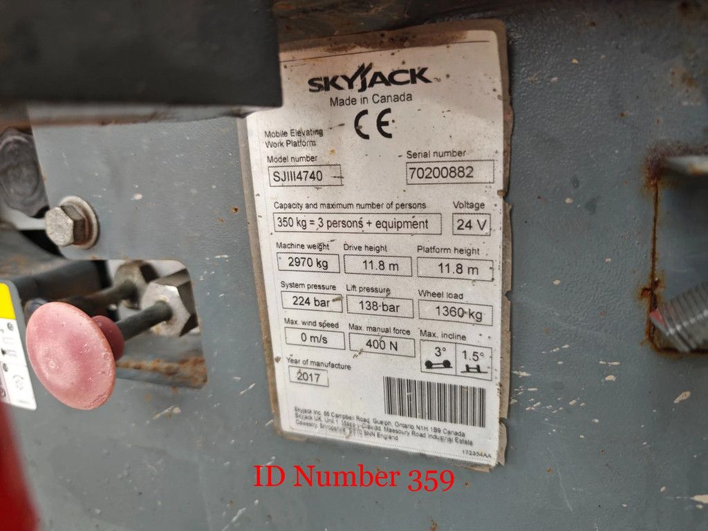 Skyjack Full Electric 2 Pieces!