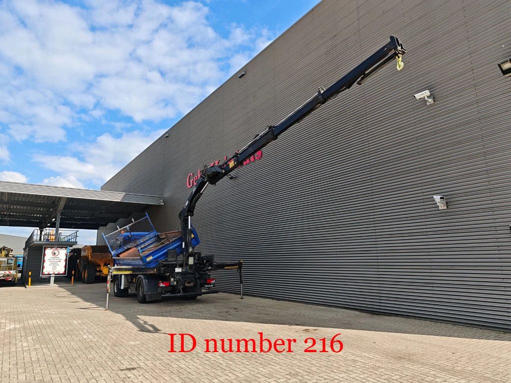 MAN 4x2 2 Seitenkipper Hiab 122 DS-3 Hiduo