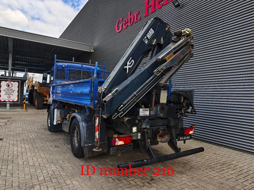 MAN 4x2 2 Seitenkipper Hiab 122 DS-3 Hiduo
