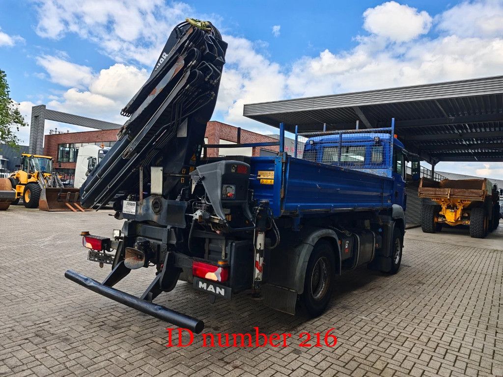 MAN 4x2 2 Seitenkipper Hiab 122 DS-3 Hiduo
