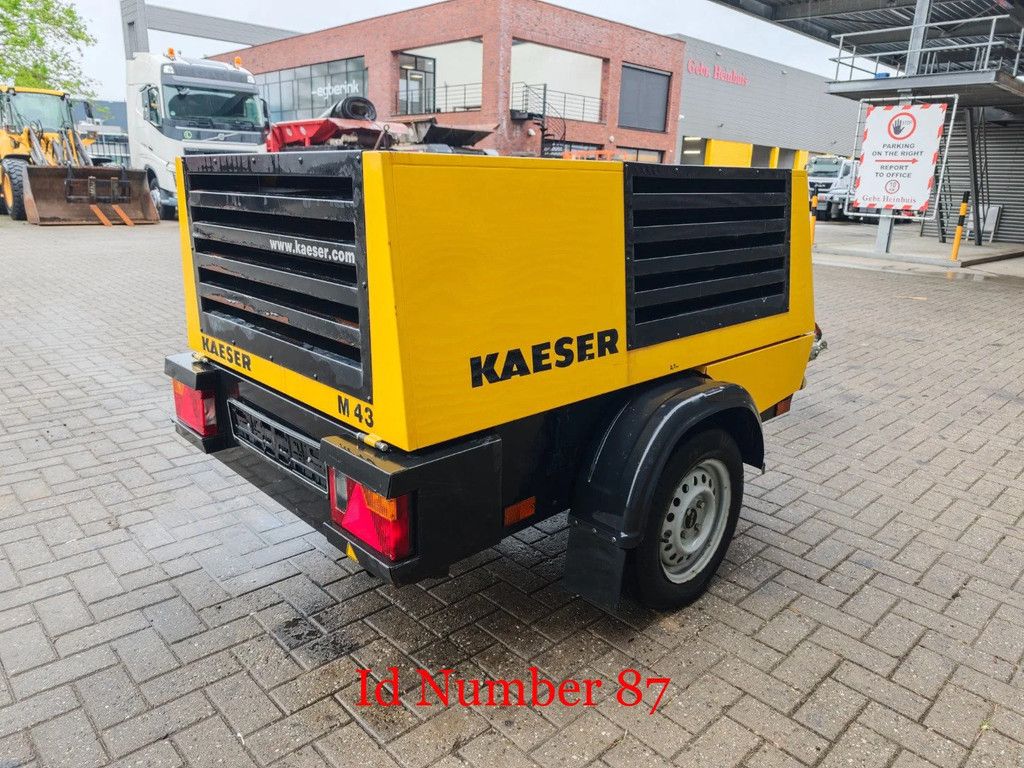 Kaeser M43 7 Bar 2 pieces German registration papers!