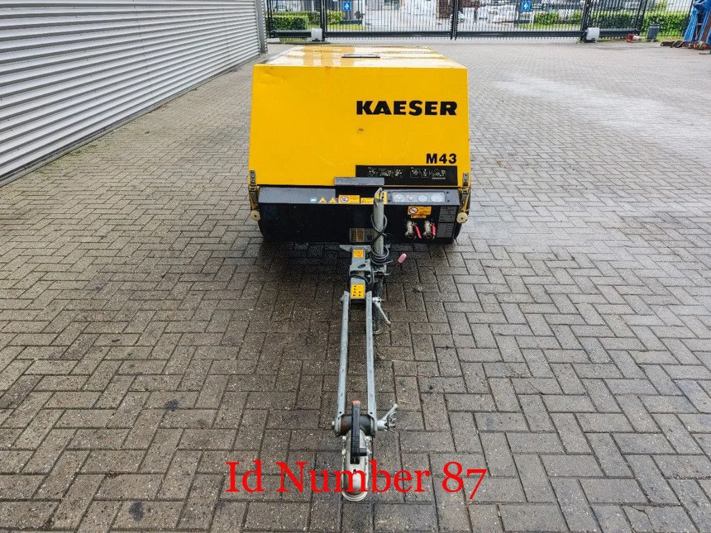 Kaeser M43 7 Bar 2 pieces German registration papers!