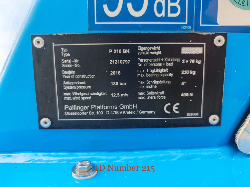 Mercedes-Benz CDI Palfinger P210BK