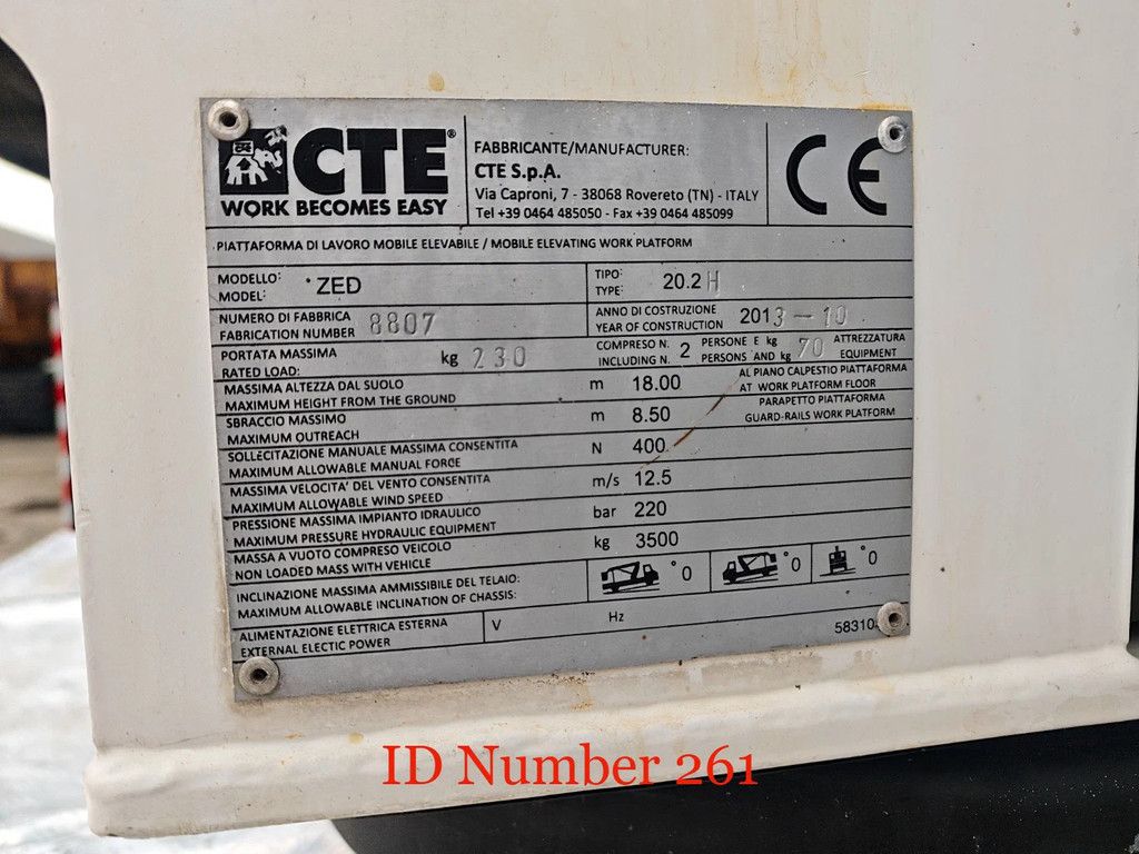 Nissan 35.12 CTE ZED 20.2H