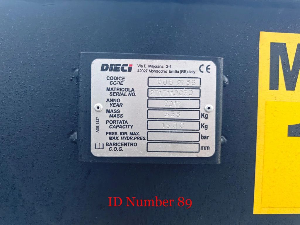 Dieci Pegasus 60.16 Radio Remote Wich Grab!