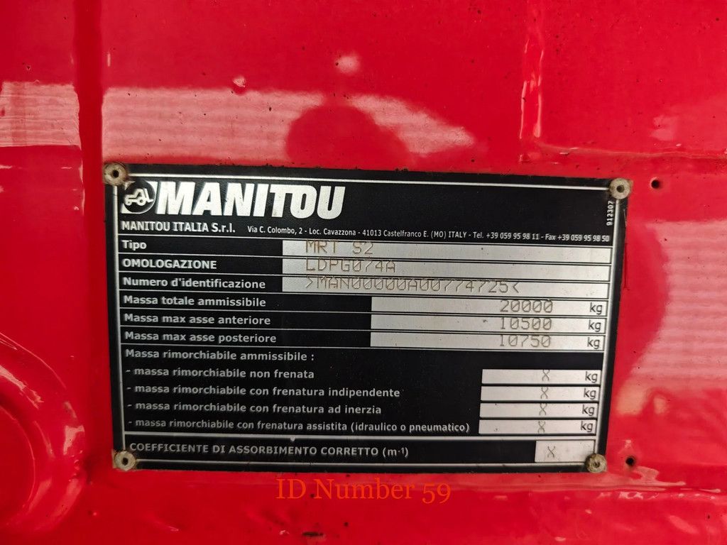 Manitou + Privilege Radio Remote Forks Winch Basket!