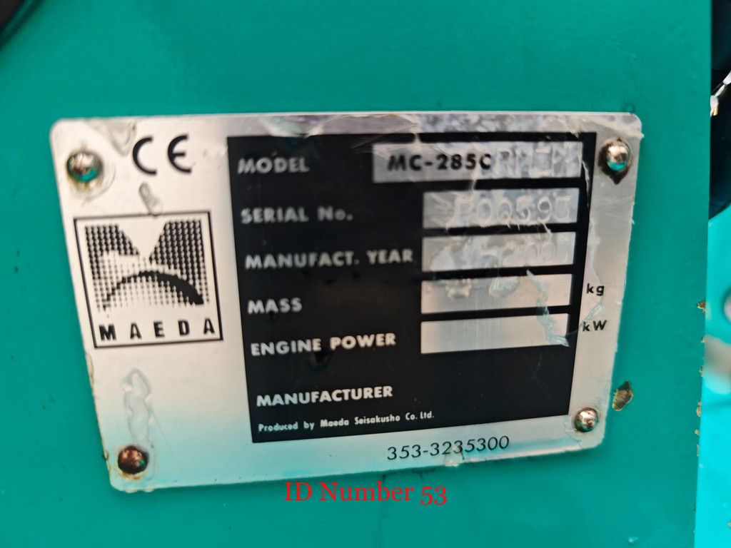 Maeda MC 285 C RMEH Diesel + Electric Remote Control!